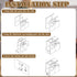Geelin Trading Card Scanner Stand Standard Trading Card Scanner Phone Holder Quickly Scan and Price Check Compatible