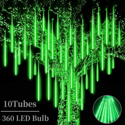 Roytong High Brightness 10 Tube 12 Inch 360 LED Meteor Shower Rain Lights