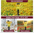 4 Pack, Easter Solar Pathway Lights Outdoor Decorative Yellow LED Mushroom Solar Lights Outdoor Waterproof Solar