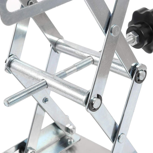 KEILEOHO 2 PCS Mini Lab Lift Stand Table, 6 x 6 Inches Stainless Steel Laboratory Scissor Stand, 10 KG Capacity