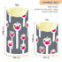 decor gift 2/4/6/8H Indoor Decor Fake Candles with Timer Funny Paradise Emu Head Gray Remote Control Candles