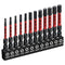 Impact Hex Head Allen Wrench Drill Bit Set, 12PCS, 2-inch (SAE), Premium