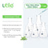 Utile Erlenmeyer Flasks, 5 Sizes of Narrow Mouth Conical Borosilicate Glass Flasks with Printed Graduation