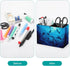 Pen Holder, Pencil Holder for Desk Organizer, Sea Ocean Animal Sharks PU Leather Pencil Cups for Office and Home Storage