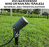 6W GU10 Bulb 110V 3000K IP65 5ft DAWALIGHT Outdoor Spot Light, Landscape Lighting Spotlight for Yard, Replaceable