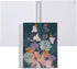 Erin Condren 7"x9" Dot Grid Platinum Spiral Notebook, Bold Blooms Cover, 160 Dot Grid Pages, 5 mm for Journaling, Art,