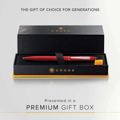 Cross Click Refillable Ballpoint Pen, Medium Point, Black Ink, Presented in Everyday Gift Box