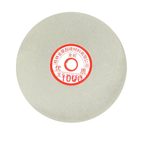 uxcell 6-inch Diamond Coated Flat Lap Wheel, 1000 Grit Grinding Sanding Polishing Disc
