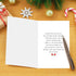 Naixiwen Christmas Pregnancy Announcement Card for Grandparents to Be, Christmas Pregnancy Reveal Card, New Baby Reveal