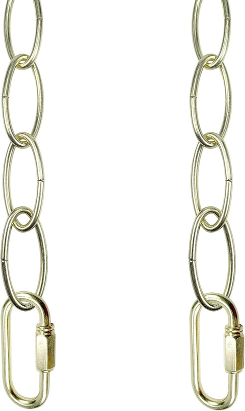 Amadget 20 Ft Lighting Chain with Connection Locks for Hanging Lamp, Chandelier, Pendant, Lantern, Swag Lamp