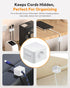YRBIA 6 Pack Clips+2 (20 11.5mm Magnetic Cable Sheets Lables) Cute Self-Adhesive Sticker Lables, Ultra Slim Smooth