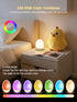256 Egg Light for Nursery, RGB Baby Night Light, Rechargeable Night Light for Kids, Portable Small Cordless Bedside