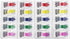 Please Sign Message Flags Assorted Color, 400 Pages Total, 0.79x1.77 Inch Wide Flags, Easy to Post, 4 On-The-Go Dispensers/Pack