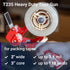IDL Packaging T235 Heavy Duty Tape Gun Dispenser, Strong Metal Construction, Safe Durable Blade, Rubber Roller & Handle