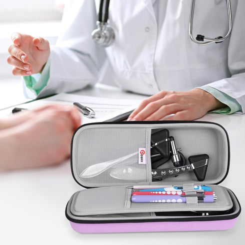 3M Stethoscope Carrying Case, Hard Stethoscope Case Compatible for Littmann Classic III, Cardiology IV Diagnostic, MDF