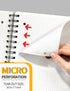 SUNEE 5 Subject Notebook College Ruled - 300 Pages, 8.2"x10.8", 5 Pocket Colored Dividers, 3-Hole Punched Paper