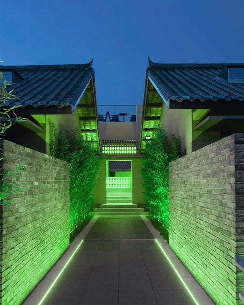 YM E-Bright Green LED Strip Lights - 16.4ft / 5M, 600 SMD Waterproof IP68 Flexible for Cars, Wedding, Party,