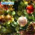 Christmas Lights 33ft 100 LED Outdoor String Lights, 8 Modes with Timer, USB & Battery-powered, IP65 Waterproof
