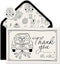 Whaline 50 Pack Wedding Thank You Cards Boxed Black The New Mr