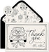 Whaline 50 Pack Wedding Thank You Cards Boxed Black The New Mr