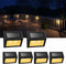 XLUX Solar Lights for Steps Decks Pathway Yard Stairs Fences, LED lamp, Rainproof,