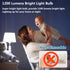 A19 LED Light Bulbs, 100 Watt Equivalent, HengBo 6500K Daylight White, 12W 1200 Lumens, Non-Dimmable, 4 Pack