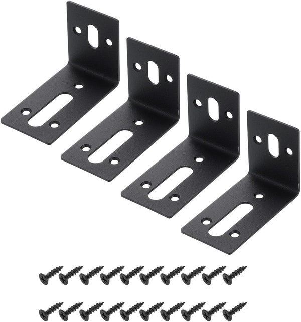 uxcell 4Pcs Adjustable L-Shape Corner Brace, 57 x 83 x 45mm 2