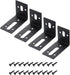 uxcell 4Pcs Adjustable L-Shape Corner Brace, 57 x 83 x 45mm 2