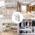 8 Closet Closet, Pcs Wire Shelf End Bracket, Heavy Duty Shelves Brackets Wall Mount Brackets with Screws and Expansion