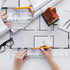 Frienda Rolling Ruler, Plastic Parallel Rolling Ruler for Measuring Drafting Office, Multifunctional 12 Inch