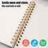 Koogel 4PCS Mini Spiral Notebooks, 4.5x 5.7inch Small Blank Pocket Notebooks for School Office Note Taking