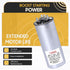 Seentech 45+7.5 uf MFD Dual Run Round Capacitor, Replacement Part for Condenser Straight Cool or Heat Pump