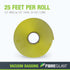 High-Temp No-Leak Vacuum Seal Tape, 25ft, Yellow – Vacuum Bagging Supplies for Carbon, Fiberglass, Epoxy & Resin