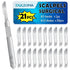 20 Pieces Scalpel Blades #10 with #3 Handles & Storage Box, Sterile High Carbon Steel for Crafts & Cutting