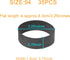 Rubber Bands Size#94 black elastic rubber bands 30 Pieces Heavy Duty Rubber bands Extra largeThick Wide Industrial Strong rubber bands for office supplies Survival Camping Biking Fishing Tactical (3 1/2" x 3/4") by AIWOQI