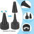 PATIKIL 30Pcs Plastic Twist Bottle Caps 24/410, Ribbed Edge Squeeze Replacement Caps with Foam Gasket for Glue, Paint,