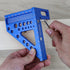 Aluminum Carpenter Square with 3D Multi-Angle Layout Measuring Ruler for Woodworking, Compact Tool
