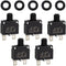BlueStars 5 Packs 20Amp Thermal Circuit Breaker 125/250V AC 32V DC - Overload Protector Manual Reset Compatible