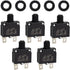 BlueStars 5 Packs 20Amp Thermal Circuit Breaker 125/250V AC 32V DC - Overload Protector Manual Reset Compatible