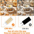 GY6.35 Bulb 120V 50W Bulb T4 GY6.35 2700K, 5W 500LM, GY6.35 Bulbs 5 Pack LED Halogen Equivalent, JC Type Bi-pin Base
