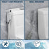 Handheld Bidet Sprayer for Toilet,Toilet Bidet Sprayer Holder,Portable Pet Shower,Toilet Water Sprayer,Bidet Attachment Bathroom Stainless Steel Spray for Personal Hygiene (Hook, Silver) by Fat-Cattie
