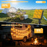 31FT IP65 15+1 ST38 Bulbs, Solar String Lights Outdoor Waterproof with USB-Charging , Solar Powered LED Patio Lights