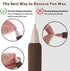 Mabor 4Pcs Cute Coffee Gel Pens, Retractable Quick Dry Ink 0.5mm Fine Point Black Ink Aesthetic Writing Supplies