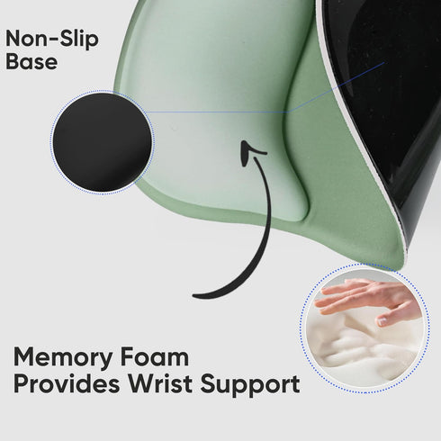 WINTOJO (JMP-034) Ergonomic Mouse Pad with Gel Wrist Rest Support Comfortable Gaming Mouse Pad Pain Relief Mousepad