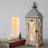 4" 10" Set 2 Homemory x Large Waterproof Outdoor Flameless Candles, Battery Operated LED Pillar Candles with Remote