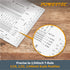 POWERTEC 6'' Precision Marking T-Square - T Rule w/Pencil for Measuring, Scribing, Woodworking & Crafting Tools
