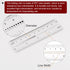 Film Flexible Ruler, 4 Inch, 0.1mm Scale, Transparent PET Plastic Folding Straight Ruler Measuring Tool for Factory