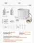 16ft 2 Pack E26 VEVOR Plug in Hanging Light Cord Kit, Lantern Extension Cords, Light Socket Lamp Cord Replacement