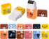 Performore 6 Pack of Cute Pencil Erasers for Kids - Mixed Fun Style Animal Themed with Clean Up Roller Pencil Rubber