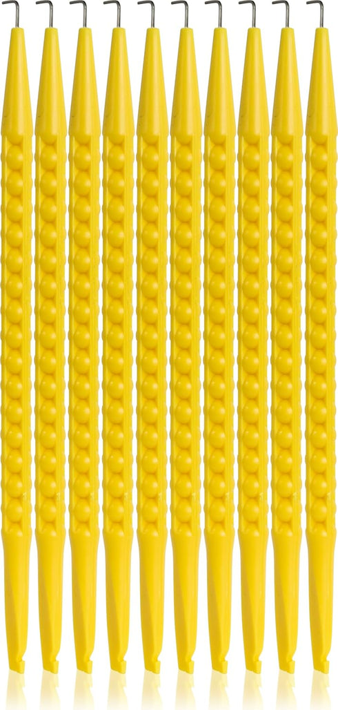 Jonard Tools JIC-22035NT/10 Yellow Probe Pick Spudger with L-Shaped Wire Hook, 7" Length (Pack of 10)